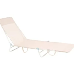 Ligbedden-Leen Bakker KASTORIA - Ligstoel - Beige - Mesh