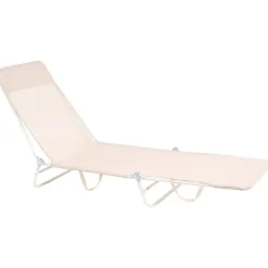 Ligbedden-Leen Bakker KASTORIA - Ligstoel - Beige - Mesh
