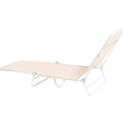 Ligbedden-Leen Bakker KASTORIA - Ligstoel - Beige - Mesh