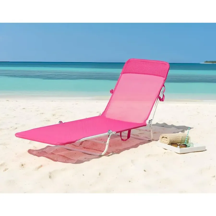 Ligbedden-Leen Bakker KASTORIA - Ligstoel - Fuchsia - Mesh
