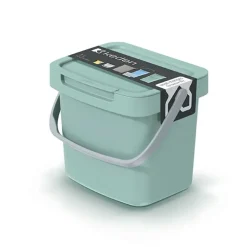 Keden GFT aanrecht afvalbak - mintgroen - 3L - 19 x 17 x 15 cm