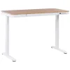 Beliani KENLY - Verstelbaar bureau - Wit - 120 cm - Vezelplaat