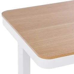 Beliani KENLY - Verstelbaar bureau - Wit - 120 cm - Vezelplaat