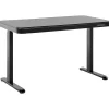 Zit-Sta-Bureaus-Beliani KENLY - Verstelbaar bureau - Zwart - 120 cm - Vezelplaat