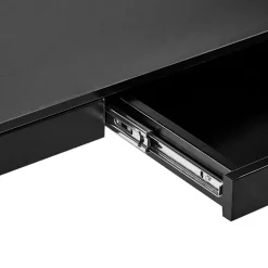 Zit-Sta-Bureaus-Beliani KENLY - Verstelbaar bureau - Zwart - 120 cm - Vezelplaat