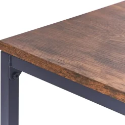 Bijzettafels-Beliani KENNER - Bijzettafel - Zwart - Vezelplaat