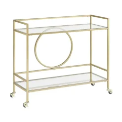 Trolleys-Beliani KERRY - Keukentrolley - Goud - IJzer