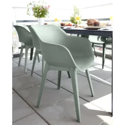 Keter Akola Tuinstoelen - 2 stuks -56.5x55x80cm - Vintage Green