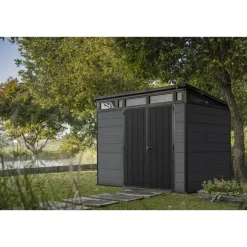 Tuinhuizen-Keter Cortina 97 Tuinhuis - 277x218x226cm - Grijs