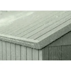 Merkloos Keter Darwin 68 Tuinhuis - dubbele deuren + ramen - 190x244x221 - Groen