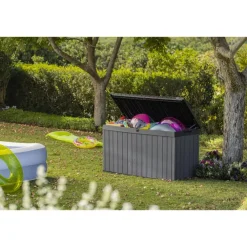 Keter Darwin Opbergbox - 570L - 142.5x65.5x78.2cm - Grijs