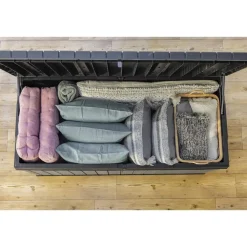 Keter Darwin Opbergbox - 570L - 142.5x65.5x78.2cm - Grijs