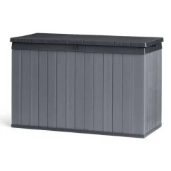 Kussenboxen-Keter Darwin Opbergbox - 670L - 142.5x65.5x89.52cm - Grijs