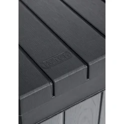 Kussenboxen-Keter Darwin Opbergbox - 670L - 142.5x65.5x89.52cm - Grijs