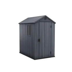 Tuinhuizen-Leen Bakker Keter Darwin 4x6 Tuinhuis - 125,8x184,5x205cm – Grijze Houtlook