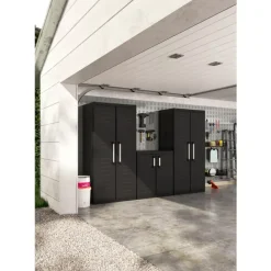 Keter Detroit XL lage Kast - 2 planken - 89x54x93cm - Zwart