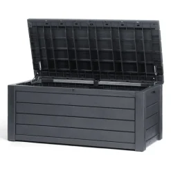 Kussenboxen-Keter Eastwood Opbergbox - 570L - 72,4x155x64,4cm - Antraciet