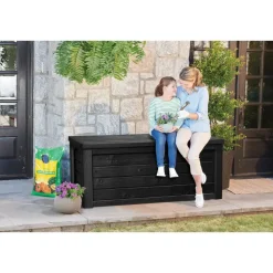 Kussenboxen-Keter Eastwood Opbergbox - 570L - 72,4x155x64,4cm - Antraciet