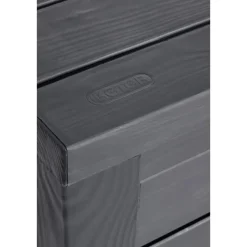 Kussenboxen-Keter Eastwood Opbergbox - 570L - 72,4x155x64,4cm - Antraciet