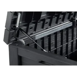 Kussenboxen-Keter Eastwood Opbergbox - 570L - 72,4x155x64,4cm - Antraciet