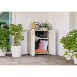 Wandkasten-Keter Groove Opbergkast laag - 1 plank