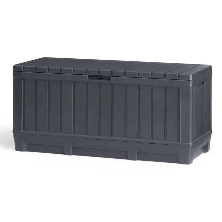 Keter Kentwood Opbergbox - 128x53.6x59 cm - 350 L - Grafiet