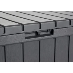 Keter Kentwood Opbergbox - 128x53.6x59 cm - 350 L - Grafiet