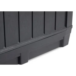 Keter Kentwood Opbergbox - 128x53.6x59 cm - 350 L - Grafiet
