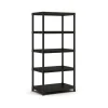 Stellingkasten-Keter Kunststof Stellingkast extra breed - 90x60x187cm - zwart