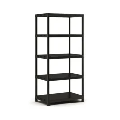 Stellingkasten-Keter Kunststof Stellingkast extra breed - 90x60x187cm - zwart