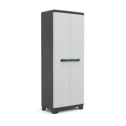 Wandkasten-Keter Linear Opbergkast utility - bezemkast - 3 planken