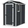 Keter Manor 46 Tuinhuis - 130x192x198 cm - Antraciet