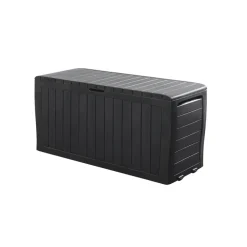 Kussenboxen-Keter Marvel Plus Opbergbox - 270L - 116,7x44,7x57cm - Antraciet
