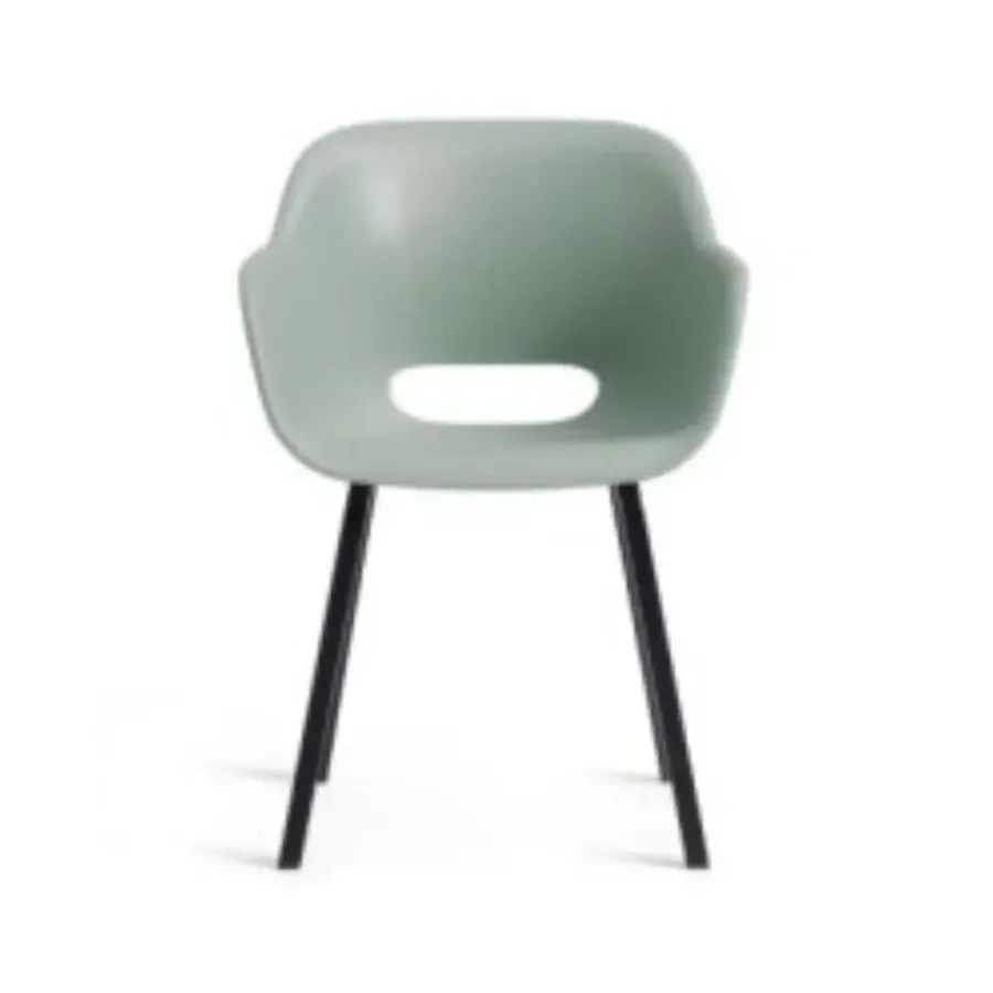 Tuinstoelen-Keter Noa Tuinstoel - 2 stuks - 55x56.5x80cm - metalen onderstel - Vintage green