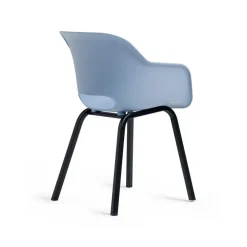 Tuinstoelen-Keter Noa Tuinstoel - 2 stuks - 55x56.5x80cm - metalen onderstel - Blauw