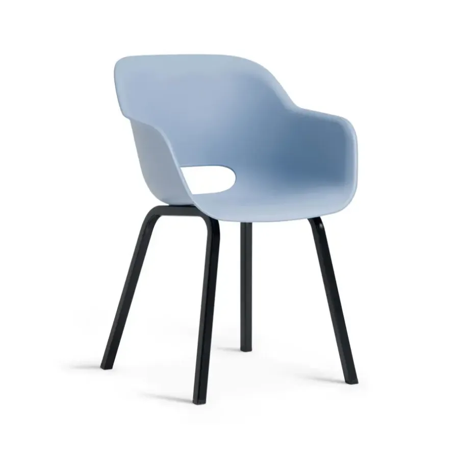 Tuinstoelen-Keter Noa Tuinstoel - 2 stuks - 55x56.5x80cm - metalen onderstel - Blauw