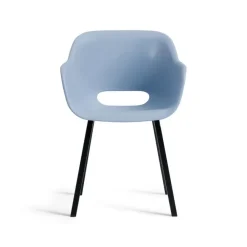 Tuinstoelen-Keter Noa Tuinstoel - 2 stuks - 55x56.5x80cm - metalen onderstel - Blauw