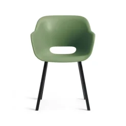 Keter Noa Tuinstoel - 2 stuks - 55x56.5x80cm - metalen onderstel - Olijfgroen