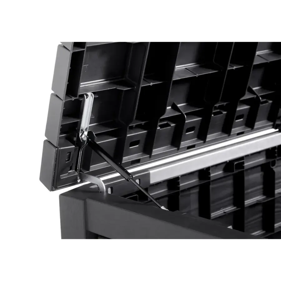 Kussenboxen-Keter Northwood Opbergbox - 630L - 155.1x72.4x69.4 cm - Grafiet