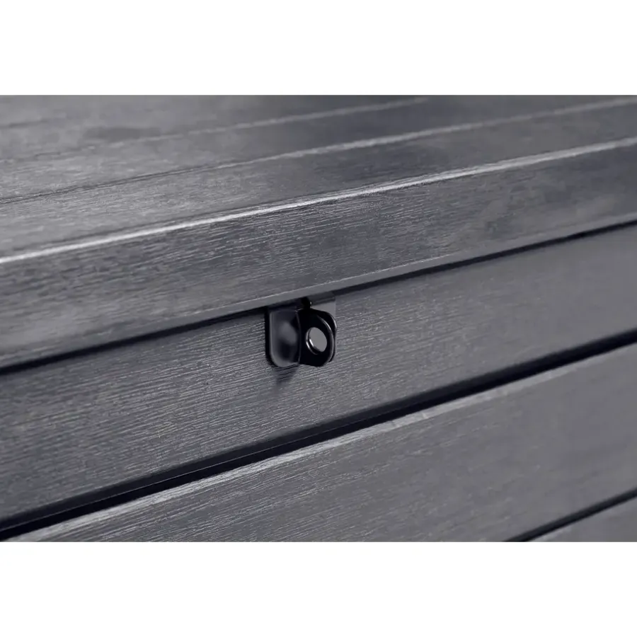 Kussenboxen-Keter Northwood Opbergbox - 630L - 155.1x72.4x69.4 cm - Grafiet
