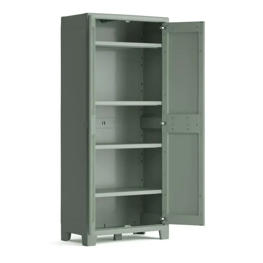 Wandkasten-Keter Planet Outdoor Opbergkast hoog - 4 planken