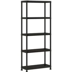 Stellingkasten-Keter Plus shelf 75/5 - 5 Planken - 75x32x176 cm - Zwart
