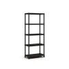 Keter Plus Stellingrek 80/5 - 5 Planken - 80x40x187 cm - zwart