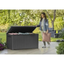 Keter Southwood Opbergbox - 643L - 146,3x73x70 cm - Grijs