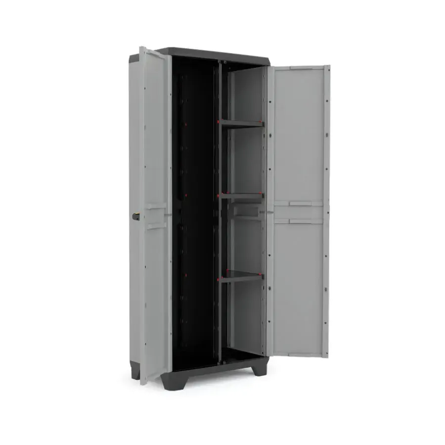 Keter Stilo Opbergkast hoog - Utility - 3 planken