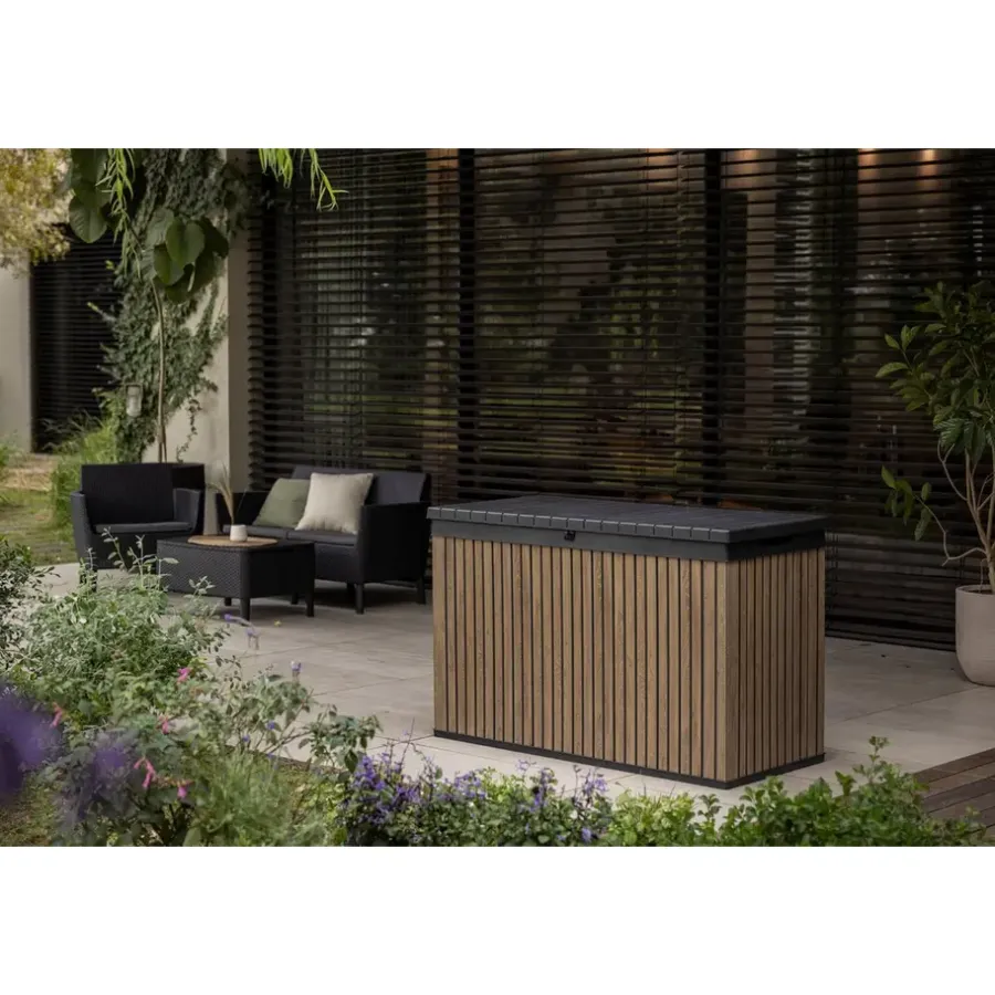 Keter Venetian Opbergbox - 670L - 142.5x65.3x89.5cm - Bruin