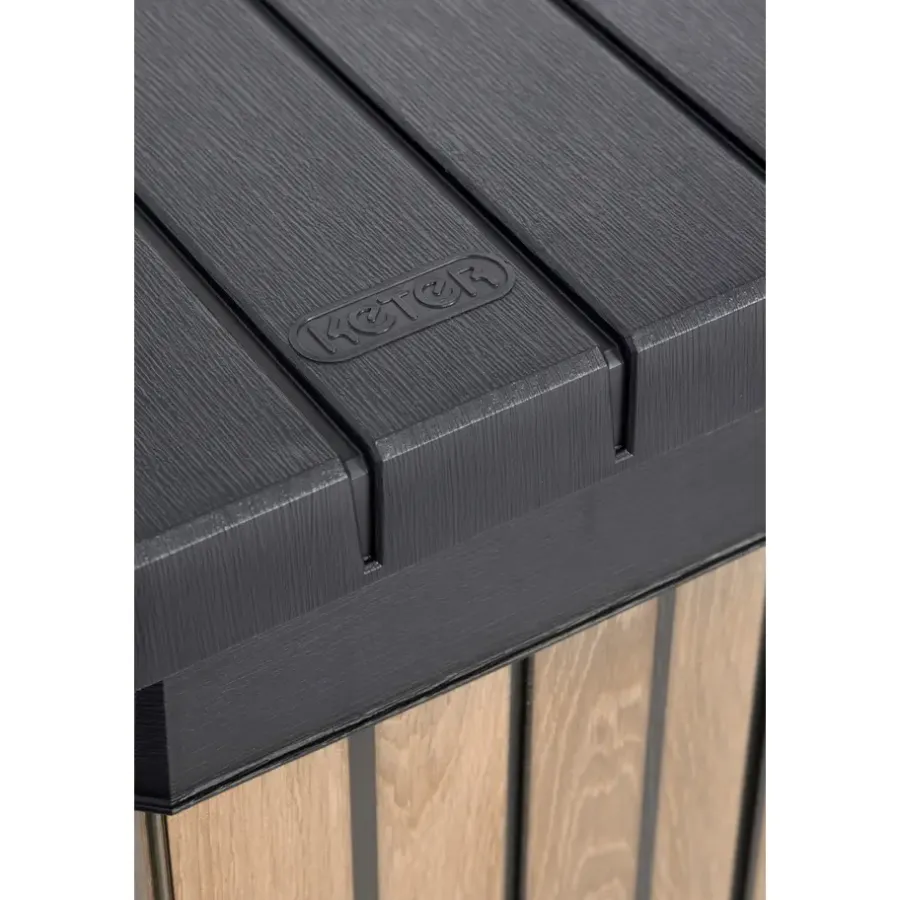 Keter Venetian Opbergbox - 670L - 142.5x65.3x89.5cm - Bruin
