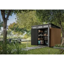 Tuinhuizen-Keter Venetian Pent 97 Tuinhuis - 279x218x226cm - Bruin