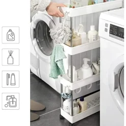 Parya Home Keuken trolley met 4 etages - Wit