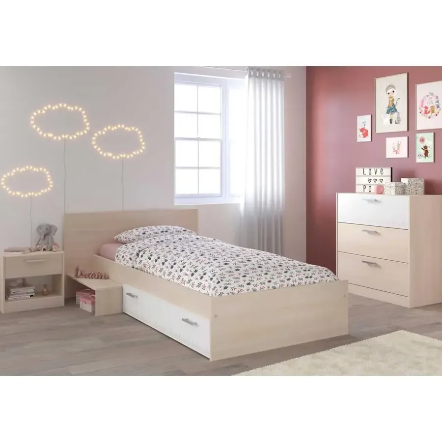 Parisot Kinderbed Charly 90x200 met bedlade